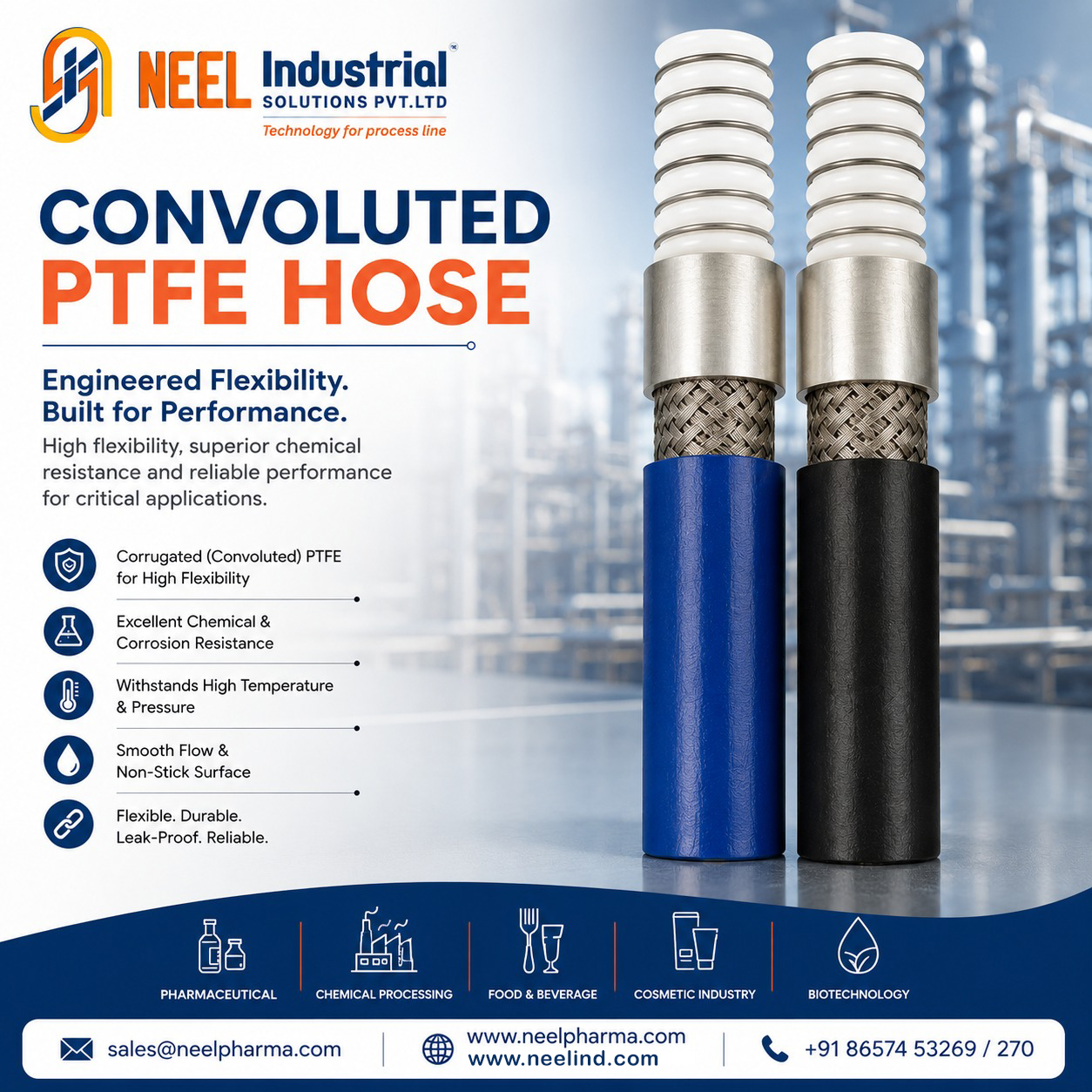 Convoluted-PTFE-Hose
