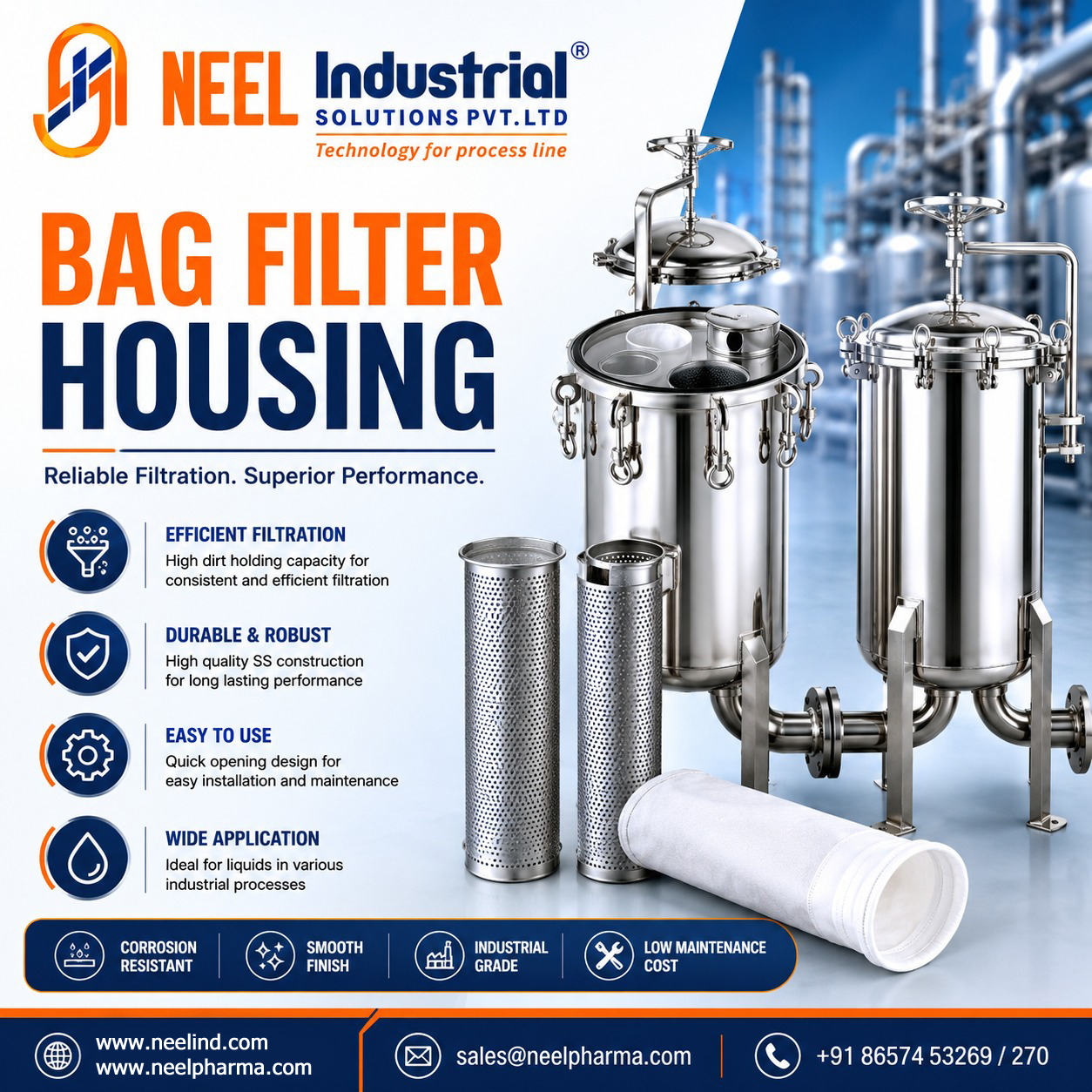 bag filter housing